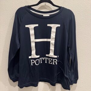 Harry Potter Long Sleeve Pajama or Casual Lounge Top Girls XL / Fits Women's S-M